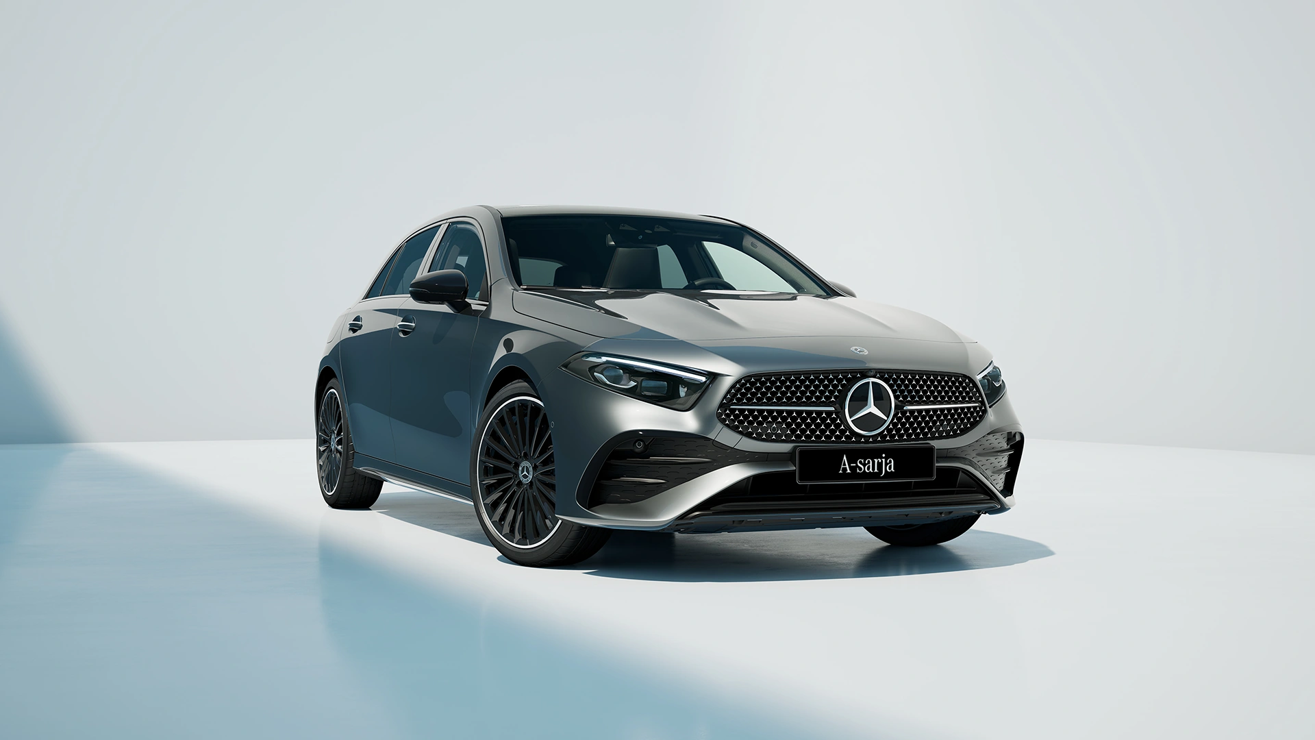 Mercedes-Benz A klasės vaizdas iš priekio