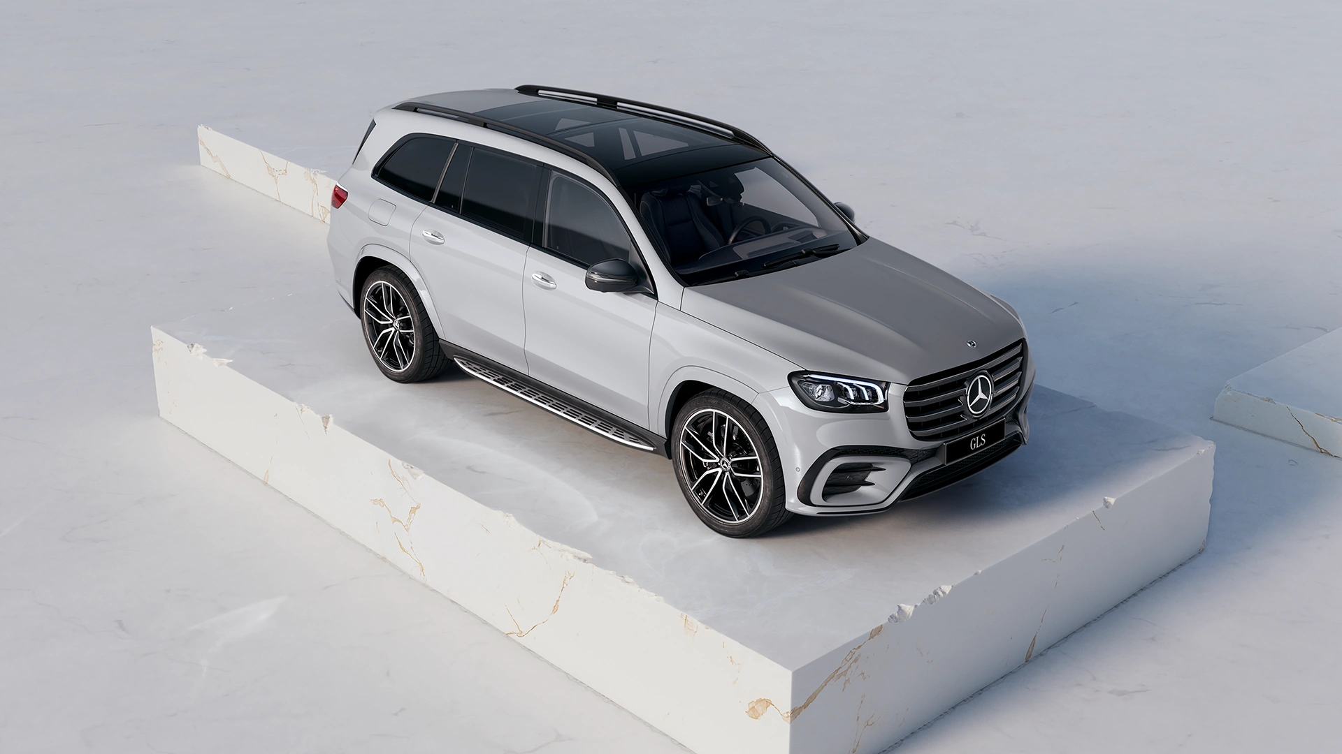 Mercedes-Benz GLS SUV vaizdas iš priekio